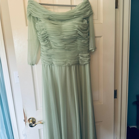 Aw Bridal Isadora Sage Green Dress - Picture 6 of 8